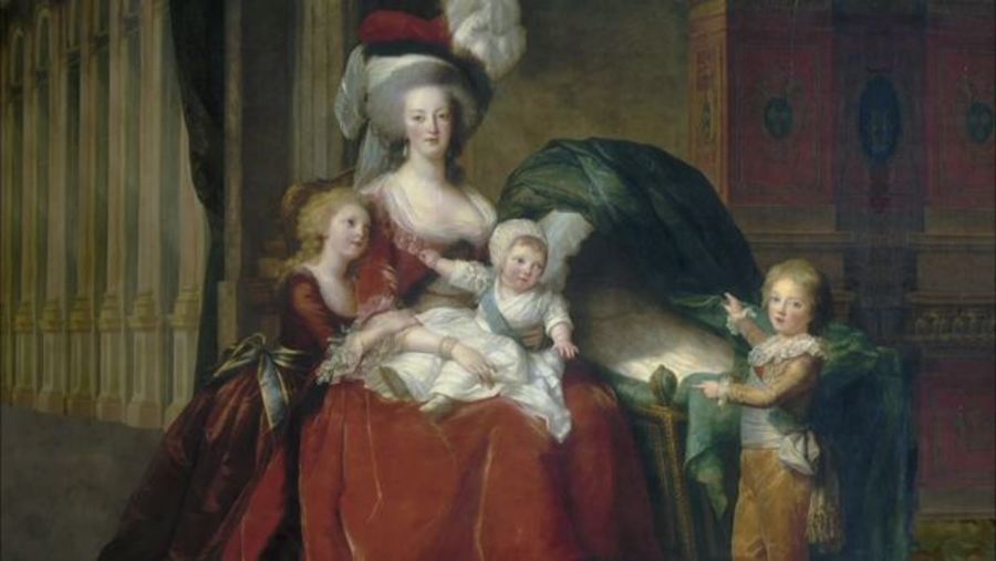 Cover image for Marie-Antoinette de Lorraine-Habsbourg, Queen of France and Her Children by Louise Elisabeth Vigee-Lebrun