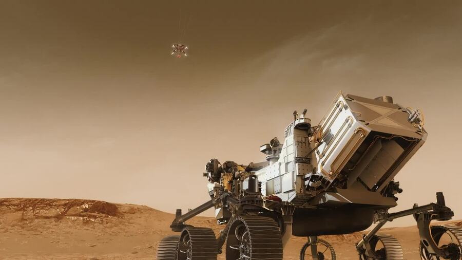 Cover image for Built For Mars: The Perseverance Rover