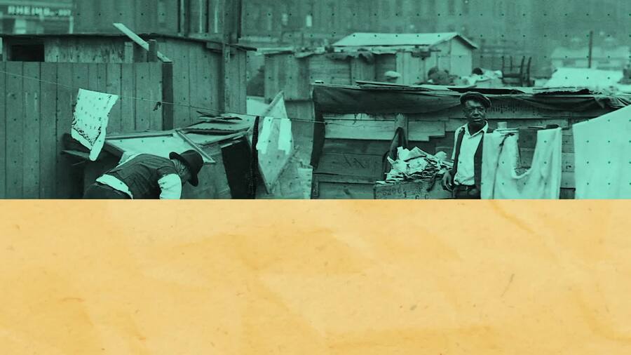 Cover image for Hoovervilles, Shantytowns of the Great Depression
