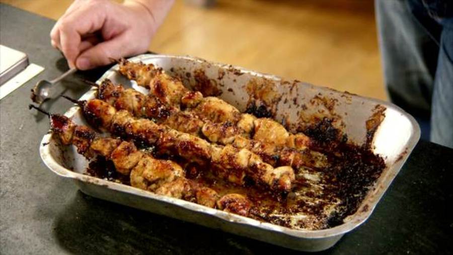 Cover image for Chicken Skewers: Jamie's 30-Minute Meals