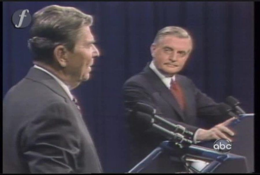 Cover image for Ronald Reagan and Walter Mondale Debate (10/21/1984)