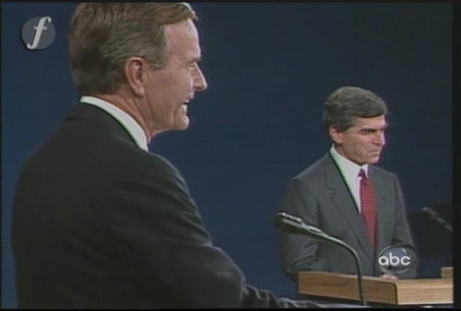 Cover image for George H.W. Bush and Michael Dukakis Debate (9/25/1988)