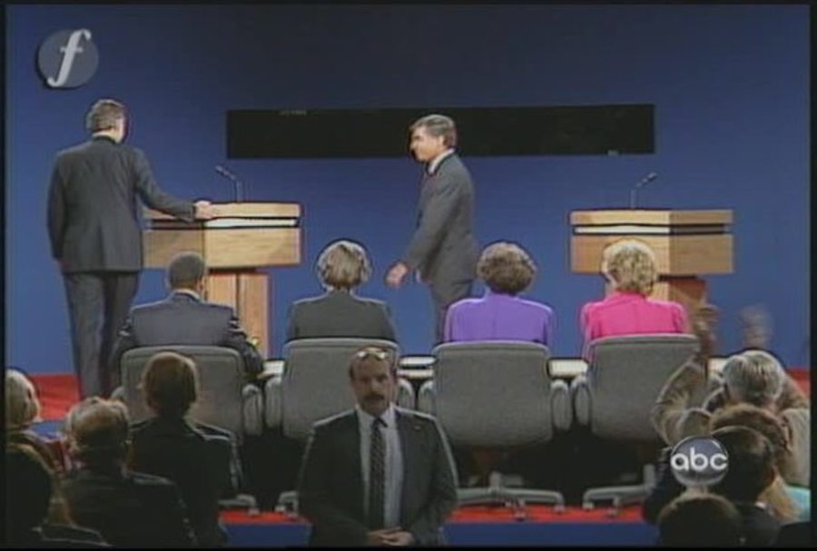 Cover image for George H.W. Bush and Michael Dukakis Debate (10/13/1988)