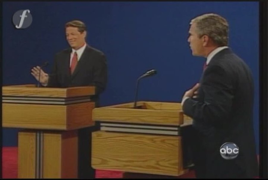 Cover image for George W. Bush and Al Gore Debate (10/3/2000)