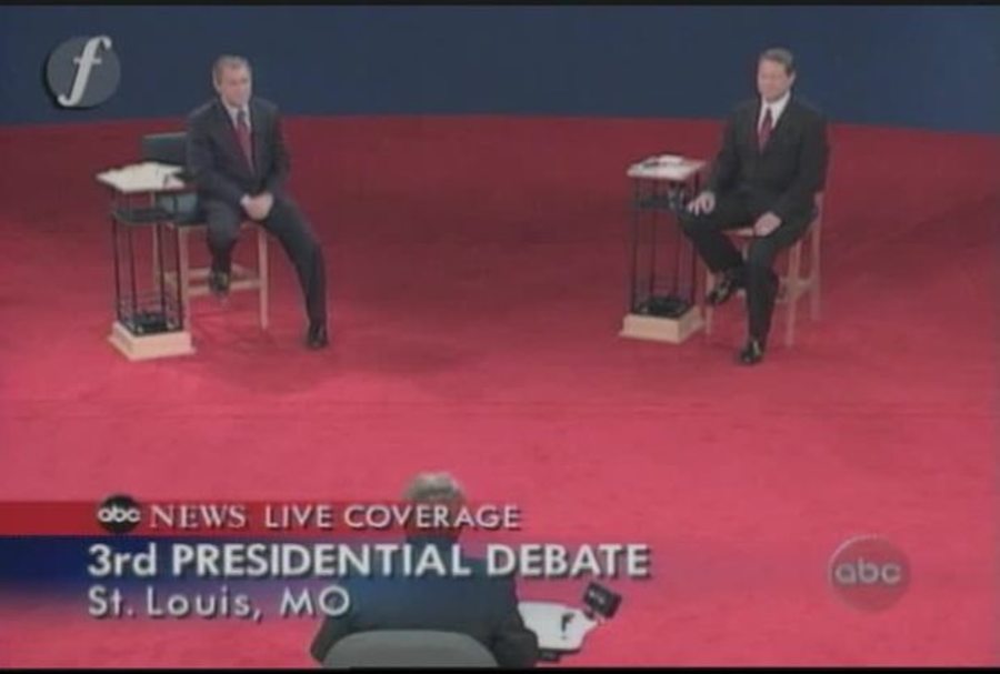 Cover image for George W. Bush and Al Gore Debate (10/17/2000)