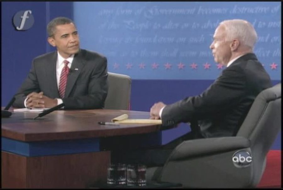 Cover image for Barack Obama and John McCain Debate (10/15/2008)