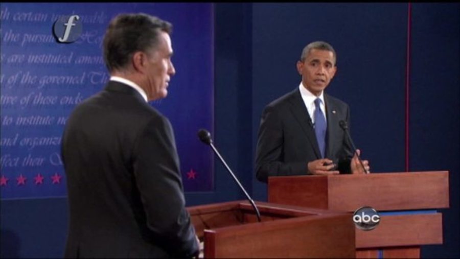 Cover image for Barack Obama and Mitt Romney Debate (10/3/2012)
