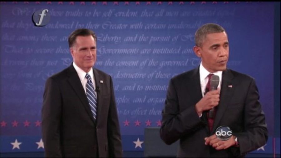 Cover image for Barack Obama and Mitt Romney Debate (10/16/2012)